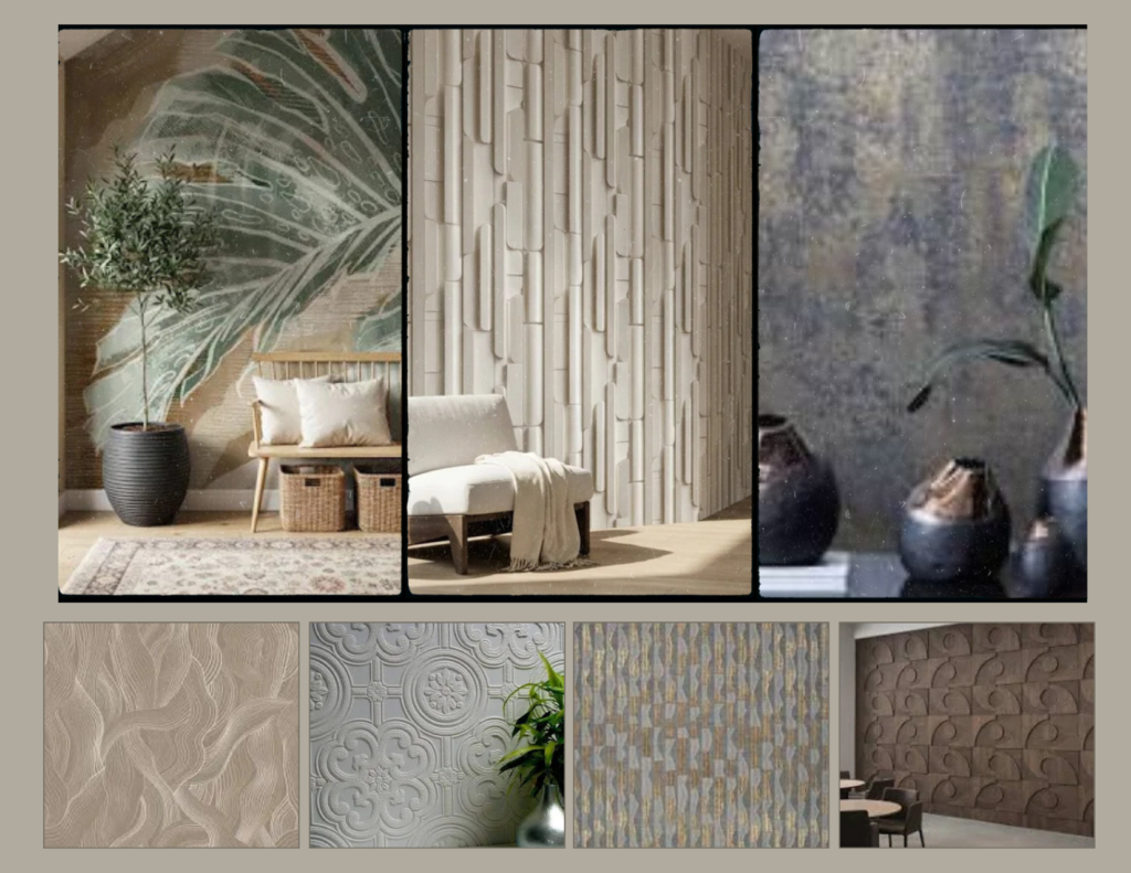 Textured and specialty wallcoverings for Southwest Florida interiors